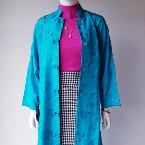 Royal Vintage Kimono All Silk✨💎 - Picture 1 of 8